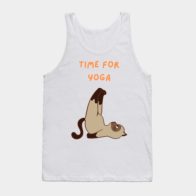 Time for yoga and pilates Tank Top by TheDesigNook